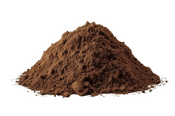 The Symphony of Earth: A Choreography of Soil on White or PNG Transparent Background.