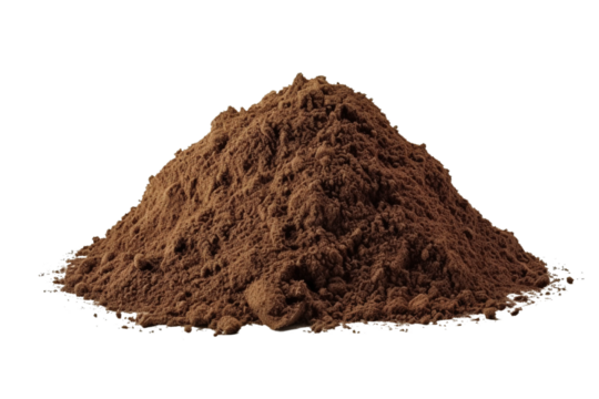 The Symphony of Earth: A Choreography of Soil on White or PNG Transparent Background.