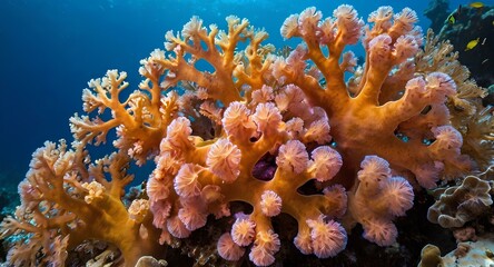 The Amazing close up of soft coral