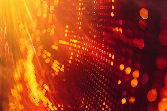 abstract background of coding software for internet technology, blue and violet tone