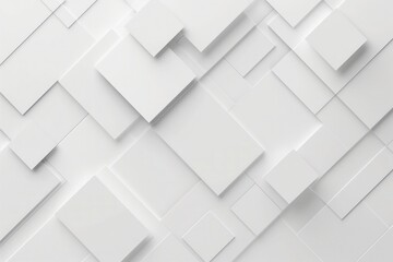 White background with geometric shapes. White minimalistic website wallpaper. Modern clean simple elegant design banner with copy space