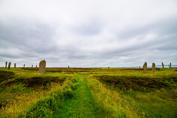 Ring of Brodgar Stones Orkney Island