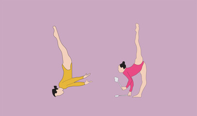 woman gymnastic