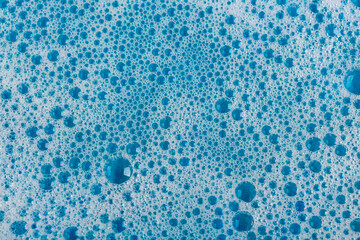 Soap foam, soap bubbles.