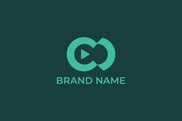 letter C abstract logo, letter C forward arrow logo, letter  C media player logo, letter C cinema logo, letter C 