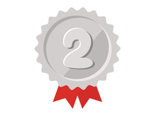 ランキング_影付きギザギザメダル_2