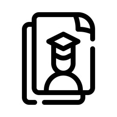 resume line icon