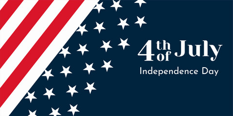 4th of July United States Independence Day celebration background suitable for promotion advertising, greeting card, poster, and background 