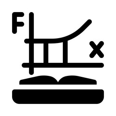 maths glyph icon