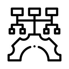 hierarchy line icon