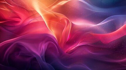 Obraz premium Abstract colorful flowing fabric background