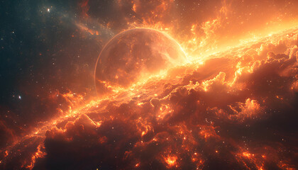 Obraz premium space background