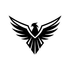 Obraz premium Eagle logo vector art illustration