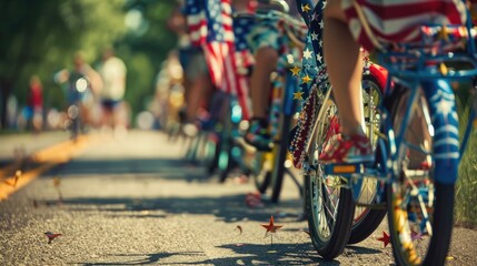 Patriotic Bicycle Parade for Kids
