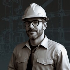 Engineer Character, Cute 3D Machine Engineer Character Clipart, 3D Animation Cartoon Style