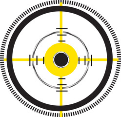 Gun Shooting Target vector