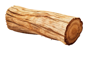 A Wood Symphony: The Split on White or PNG Transparent Background.