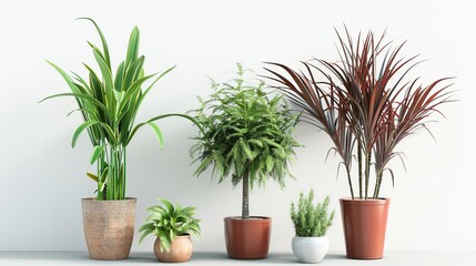 "Stock Photo: Modern Houseplants"