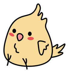 Animal Doodle Sticker Element