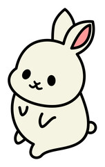 Animal Doodle Sticker Element