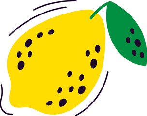 Lemon Hand Drawn