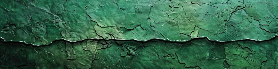Fototapeta premium Green Textured. Abstract Green Texture on Concrete Wall for Wide Banner Background