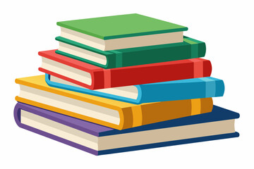 Books on White Background,#Books, #WhiteBackground, #BookStack, 