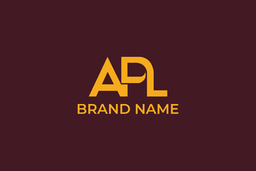 letter APL company logo, letter ARL business logo, logomark