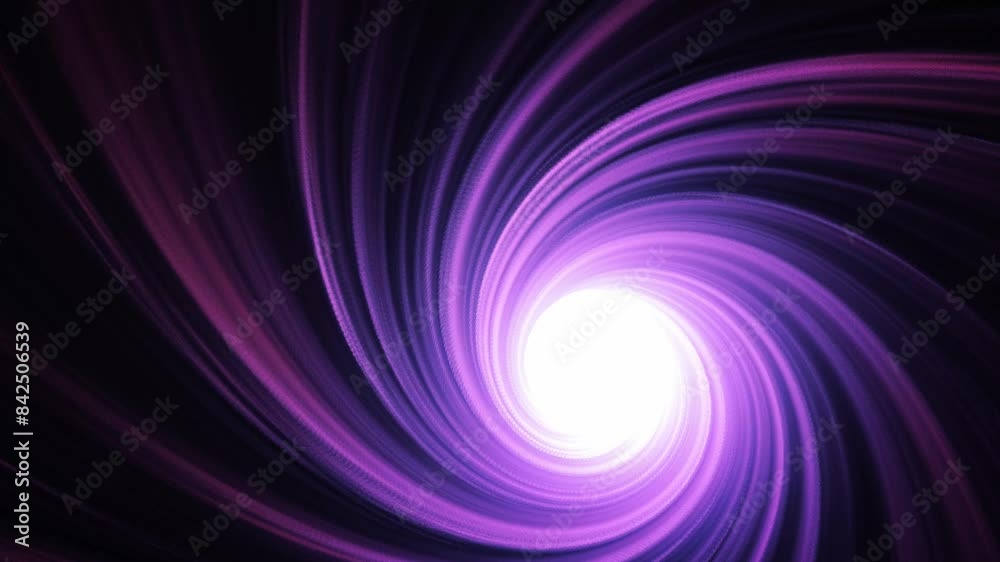 Wall mural loop animation with wormhole interstellar travel