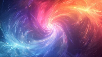 Fototapeta premium The dynamic energy and vivid colors of the vibrant and colorful vortex spiral create a stunning visual impact on creative projects and designs, with mesmerizing swirls and a rainbow of hues
