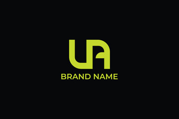 letter UA abstract logo, letter UR iconic business logo, letter U and elephant logo, letter UR finance logo, logomark