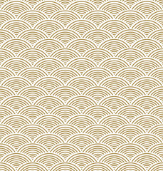 Wave Japanese seamless pattern. Wood cut style. Blue pattern and texture. Ocean texture.	
