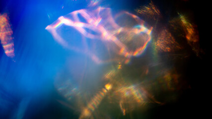 Multicolored highlights. for overlay to create a festive, vibrant effect