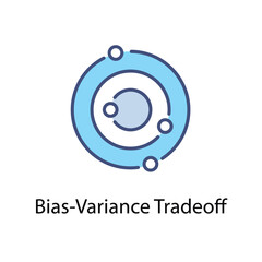 Bias-Variance Tradeoff vector icon