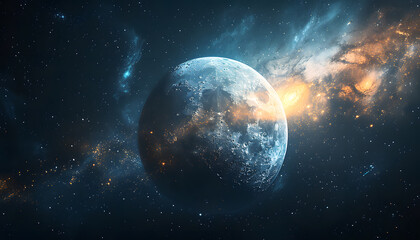 Naklejka premium space background