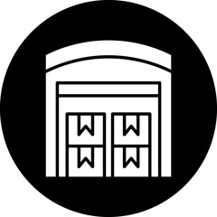 Vector Design Warehouse Icon Style