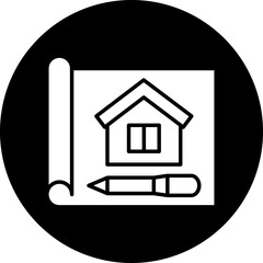 Vector Design Blueprint Icon Style