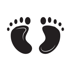 Baby Feet Silhouette