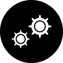 Vector Design Gear Icon Style