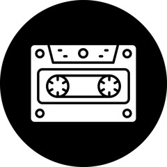 Vector Design Cassette Icon Style