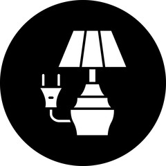 Vector Design Electric Lamp Icon Style