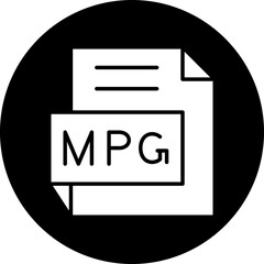 Vector Design MPG Icon Style