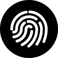 Vector Design Fingerprint Icon Style