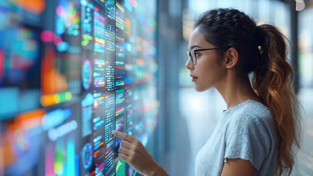 Online presence management, high-tech tools, creative strategies, dynamic team collaboration, vibrant digital interface