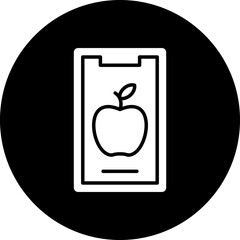 Vector Design Mobile Food Icon Style