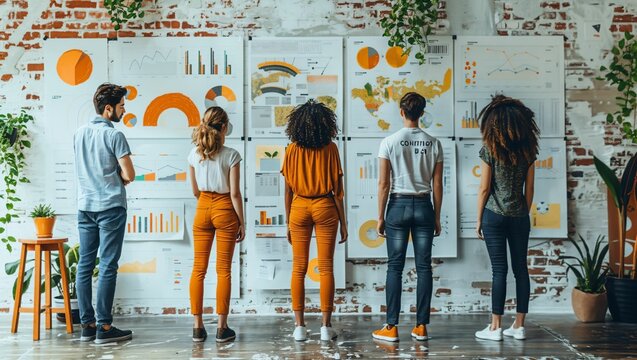 Influencer marketing campaign, dynamic team collaboration, cutting-edge technology, vibrant engagement metrics