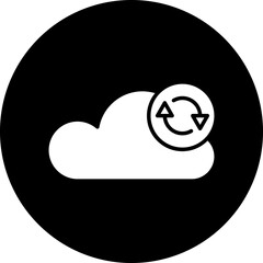 Vector Design Data Synchronization Icon Style