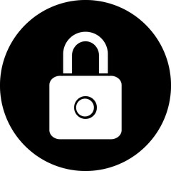 Vector Design Locked Icon Style