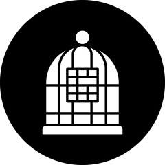 Vector Design Birdcage Icon Style