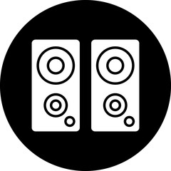 Vector Design Speakers Icon Style